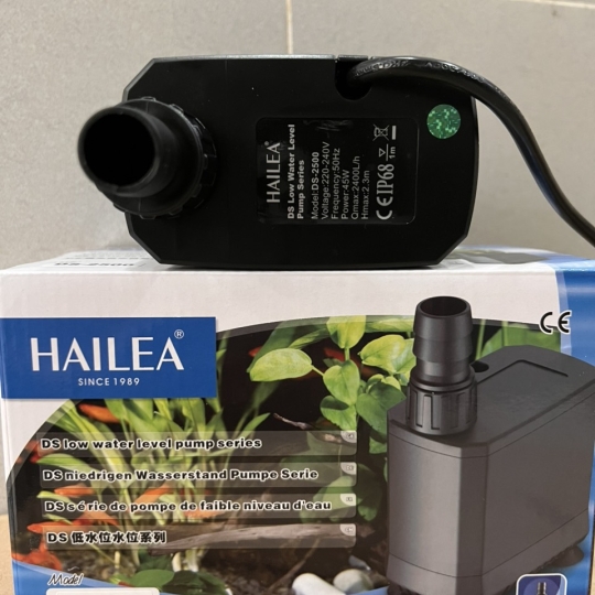 Máy Bơm hồ cá cảnh Hailea DS-2500 (45w)